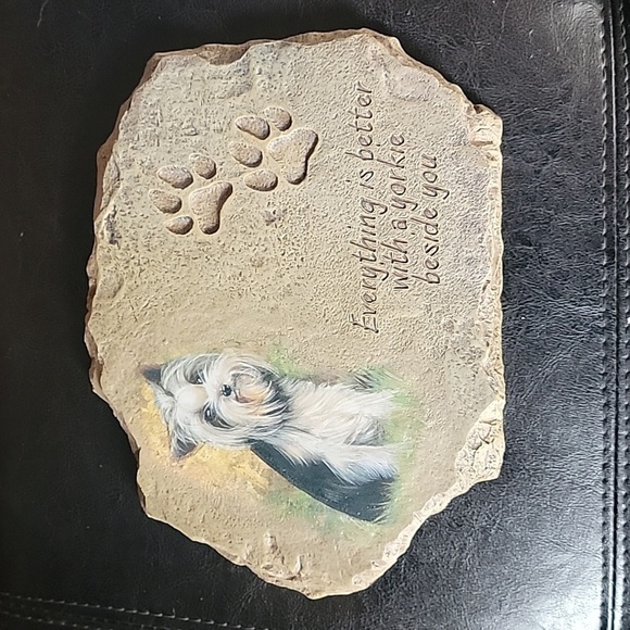Vintage 2004 Bradford Exchange Everything is Better with a Yorkie Beside You - Picture 1 of 3